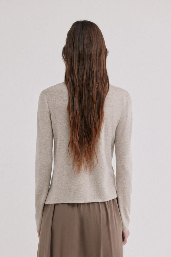 Hoss Intropia Isolde. Camisola cruzada Ecru