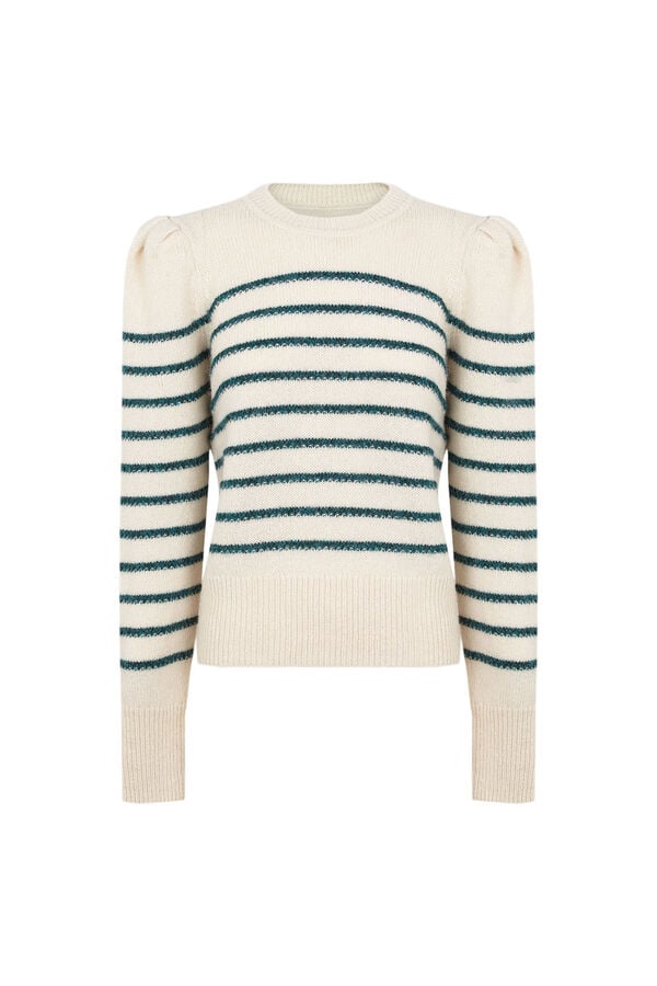 Hoss Intropia Ninnette. Camisola riscas white