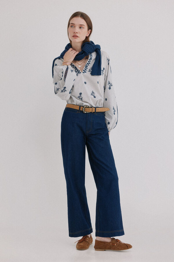 Hoss Intropia Bridget. Jeans retos Azul