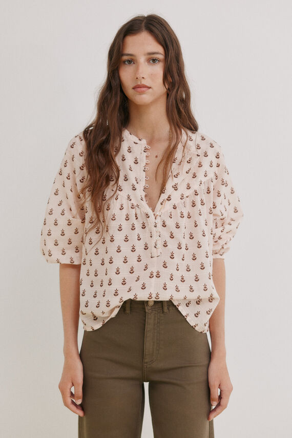 Claire. Blusa estampada