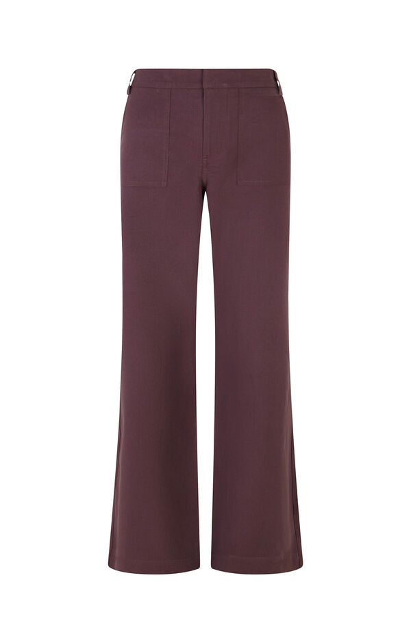 Hoss Intropia Palmira. Cal&ccedil;a de corte reto Roxo