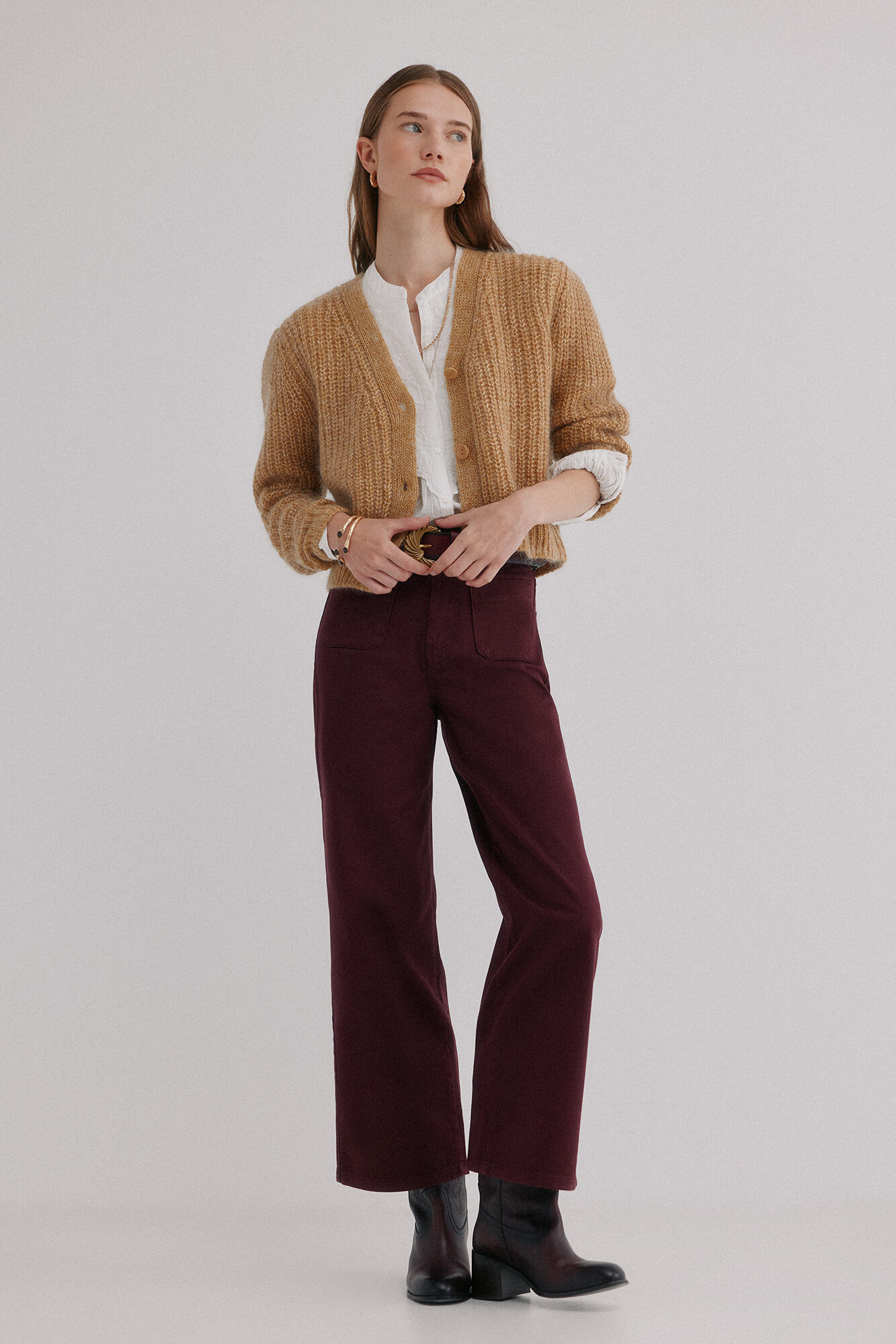 Hoss Intropia N&eacute;rida. Casaco de malha