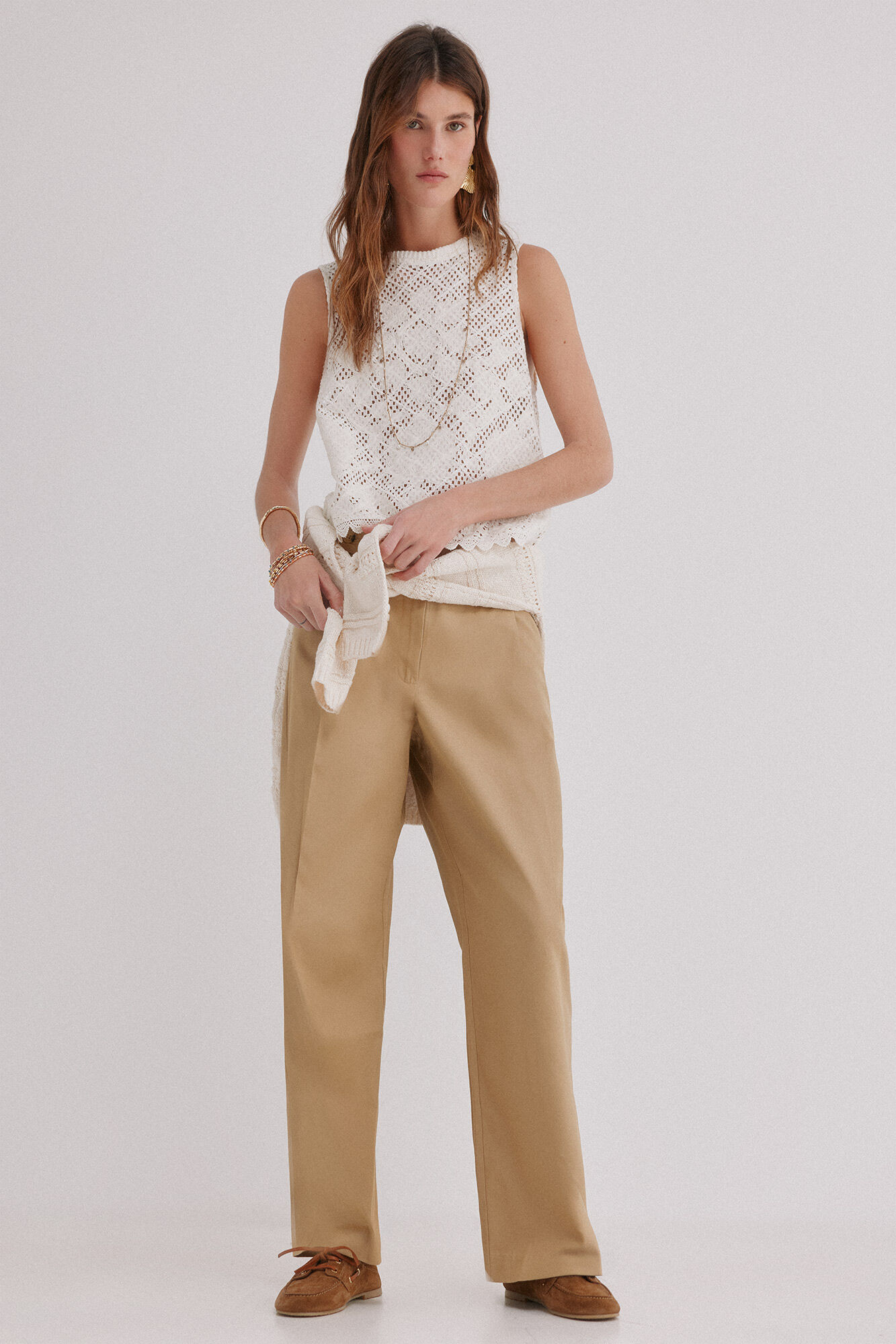 Hoss Intropia Cal&ccedil;as Pola de corte reto