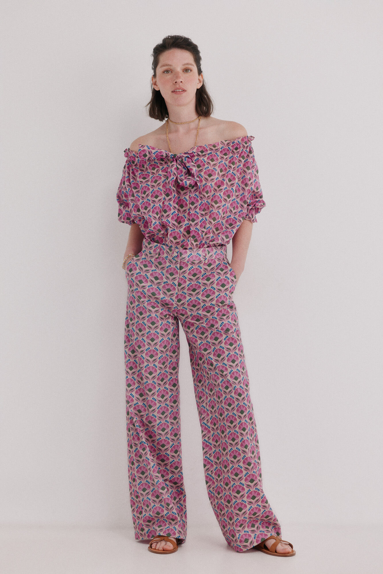 Hoss Intropia Cal&ccedil;a floral Persia