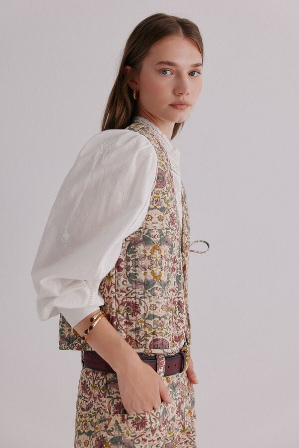 Hoss Intropia Edith. Colete estampado Multicolorido