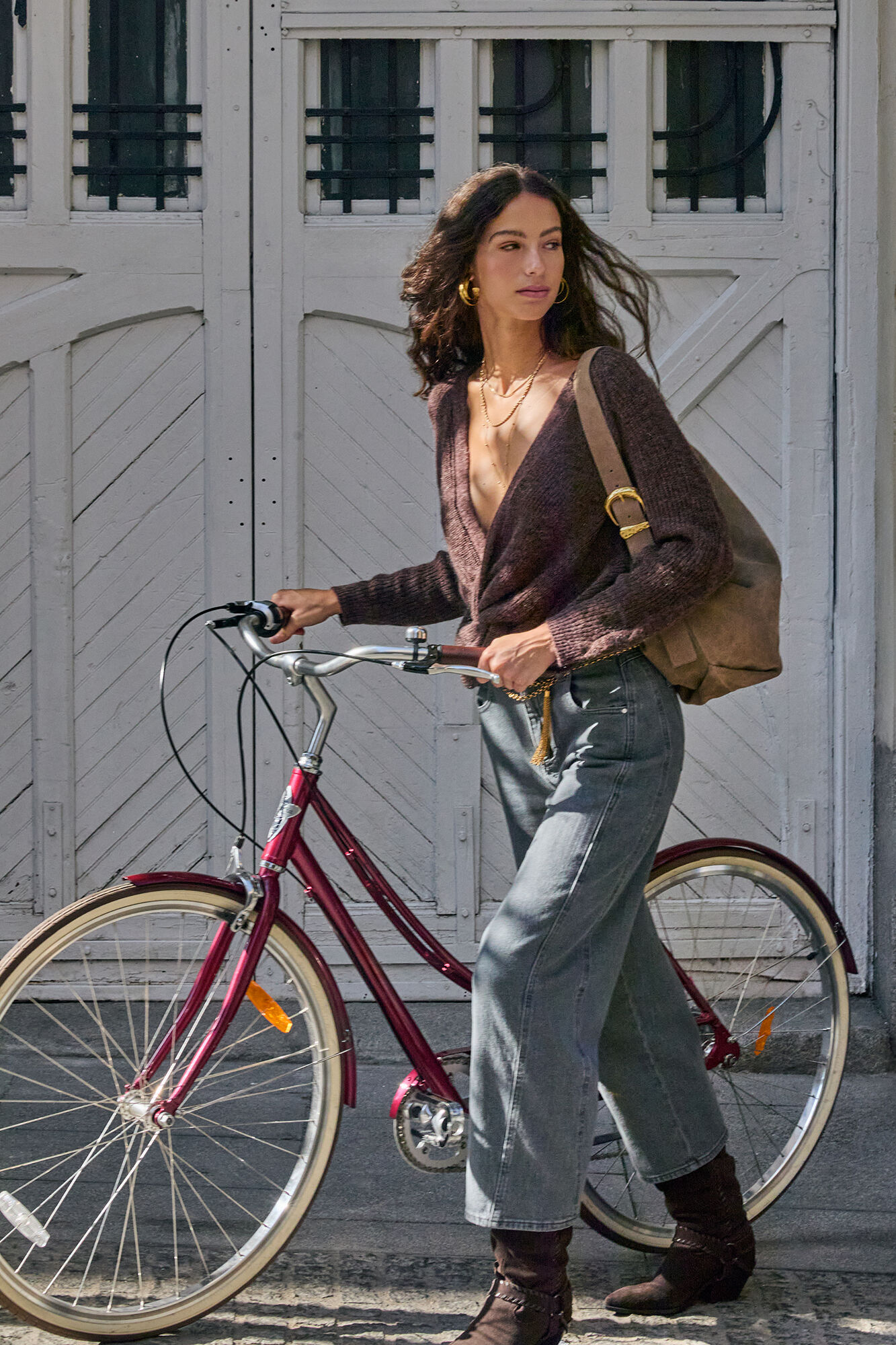 Hoss Intropia Bibiana. Vaquero con doble abotonadura