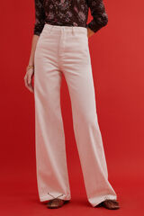 Hoss Intropia Bahiana. Jeans de perna larga Ecru