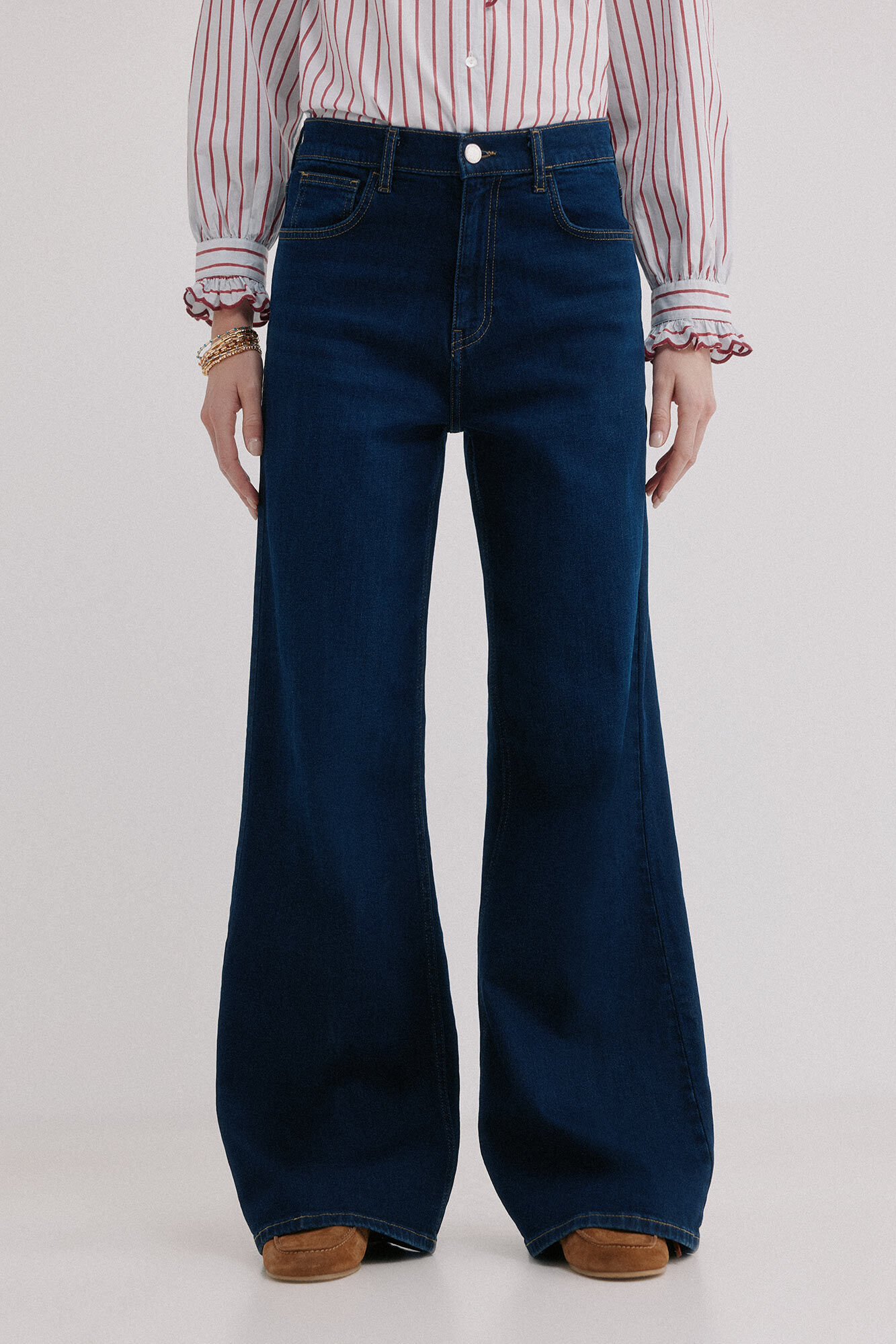 Hoss Intropia Bahiana. Jeans de perna larga