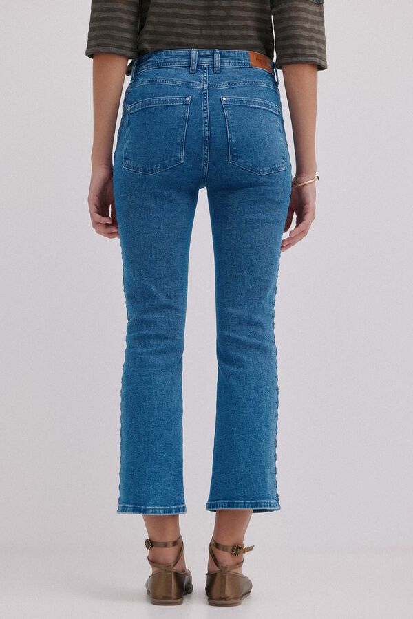 Hoss Intropia Bernadete. Calça jeans bootcut Azul