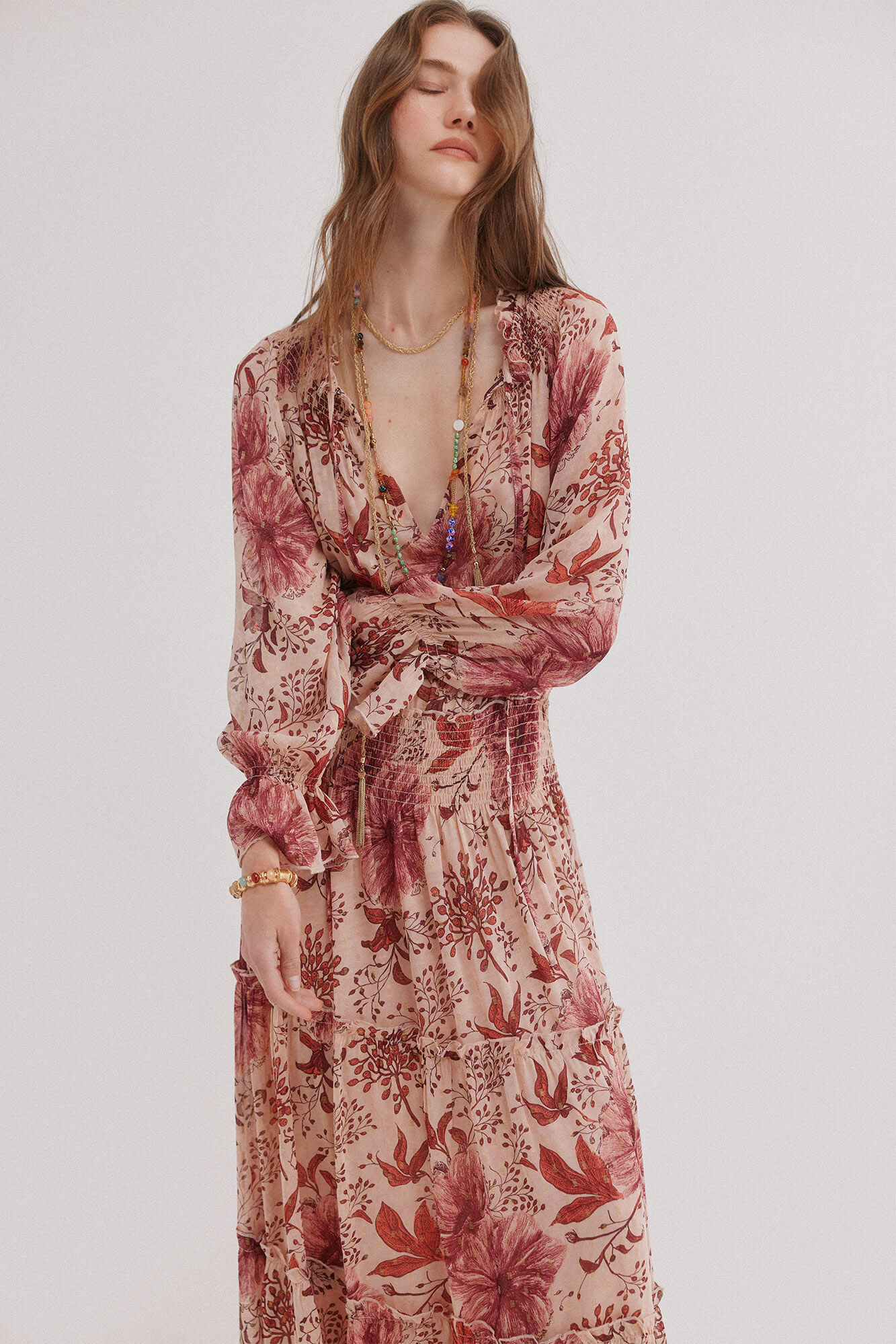 Hoss Intropia Amira. Vestido comprido fluido
