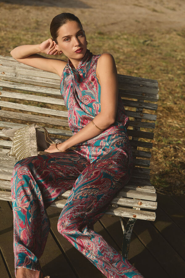 Hoss Intropia Paloma. Calças estampadas Multicolorido