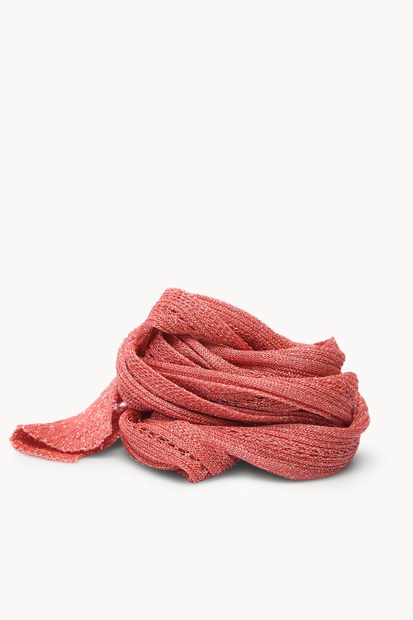 Hoss Intropia Lope. Lenço tricot.  Vermelho