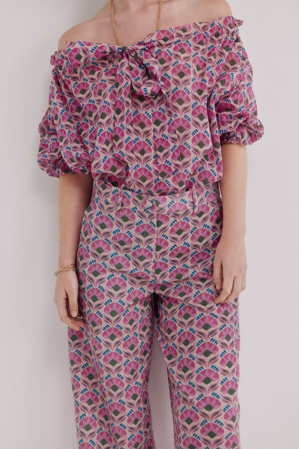 Hoss Intropia Cal&ccedil;a floral Persia Subiu