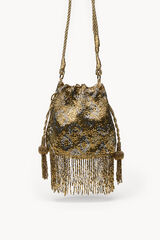 Hoss Intropia Nara. Bolsa de contas Dourado