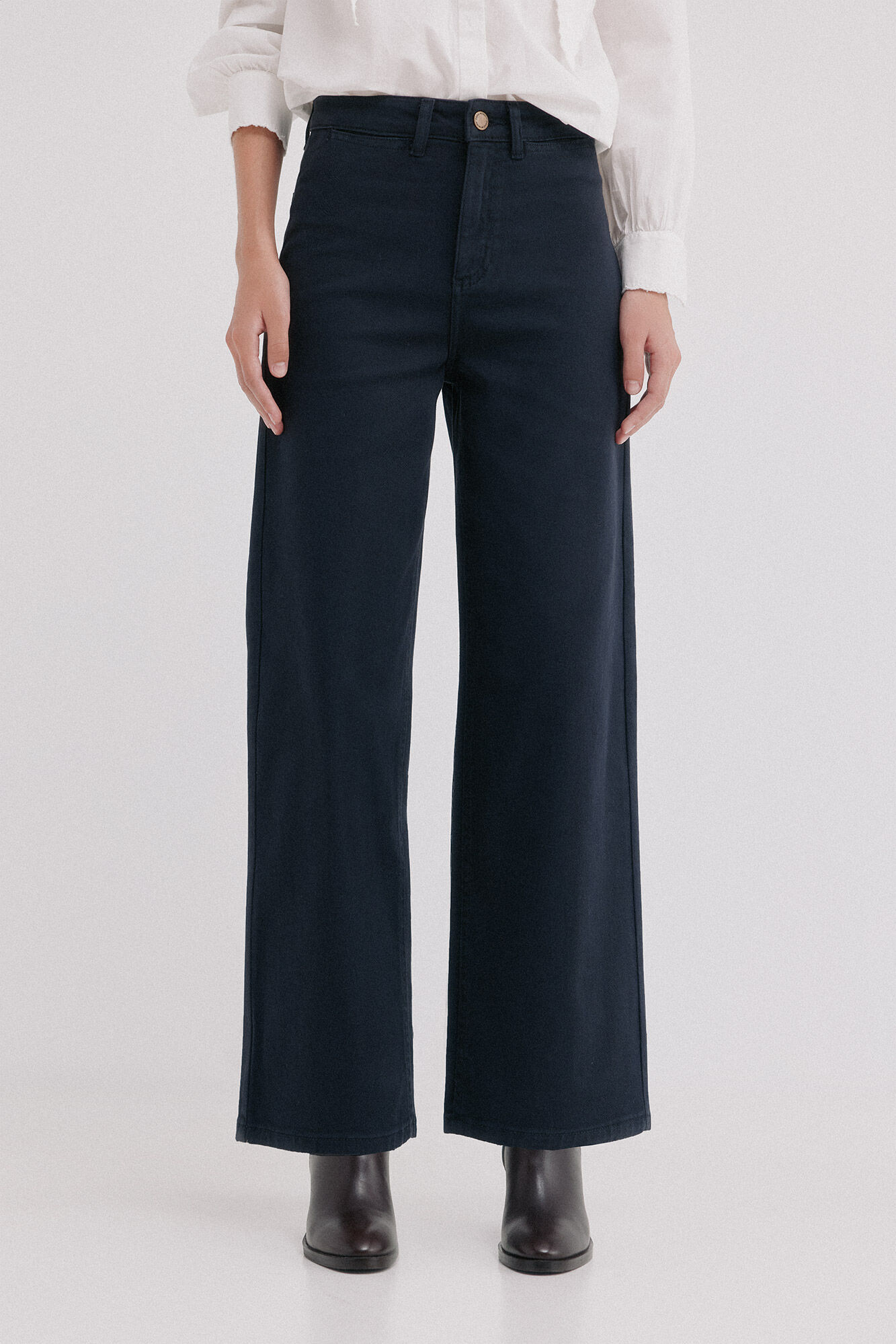 Hoss Intropia Piera. Pantal&oacute;n jacquard