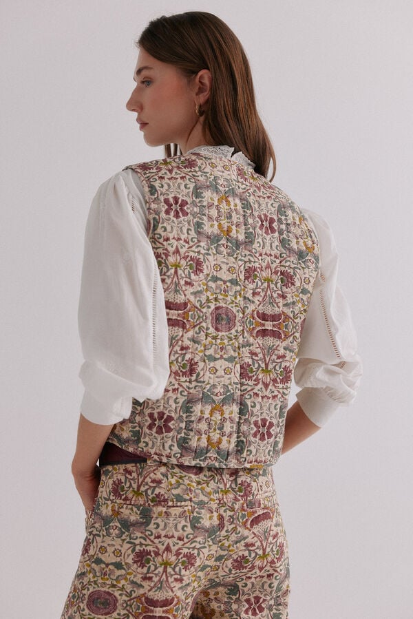 Hoss Intropia Edith. Colete estampado Multicolorido