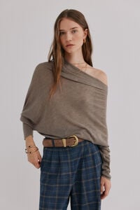 Hoss Intropia Nica. Jersey escote asimétrico