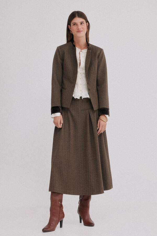 Hoss Intropia Emily. Blazer ajustado Castanho