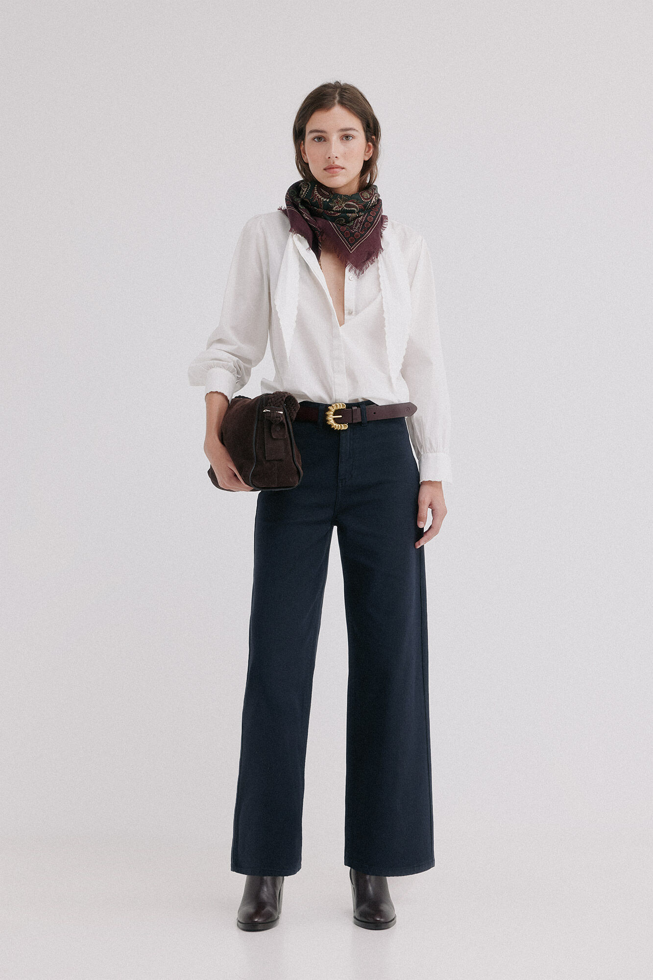 Hoss Intropia Piera. Pantal&oacute;n jacquard