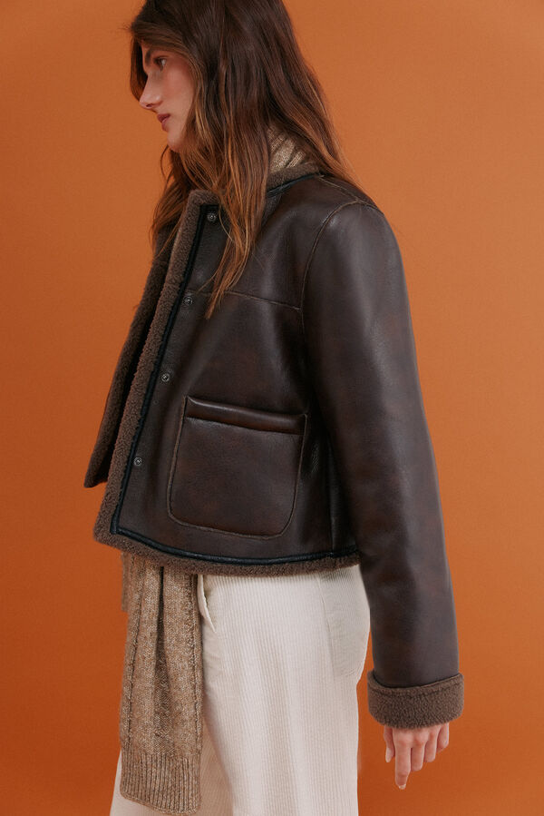 Hoss Intropia Delia. Desportiva dupla face Castanho