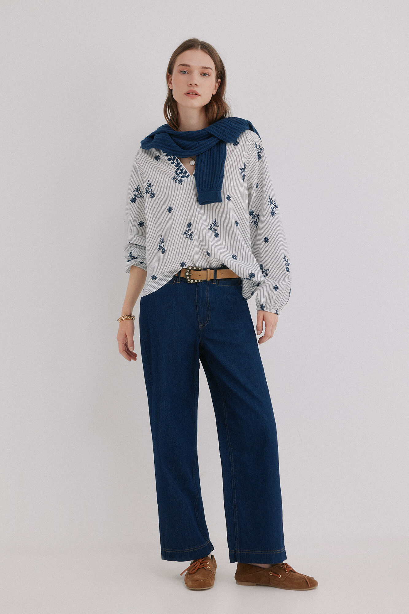 Hoss Intropia Casey. Blusa &agrave;s riscas