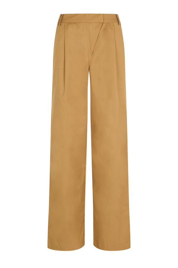 Hoss Intropia Paula. Cal&ccedil;as com pregas Amarelo