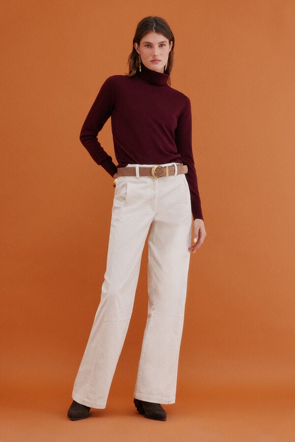 Hoss Intropia Ilse. Camisola de gola alta Laranja