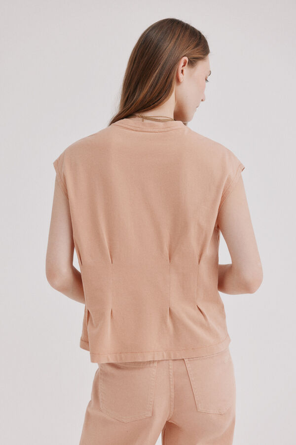 Hoss Intropia Margot. Fitted T-shirt Pink