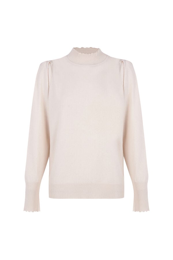 Hoss Intropia Ingrid. Camisola de manga comprida Beige