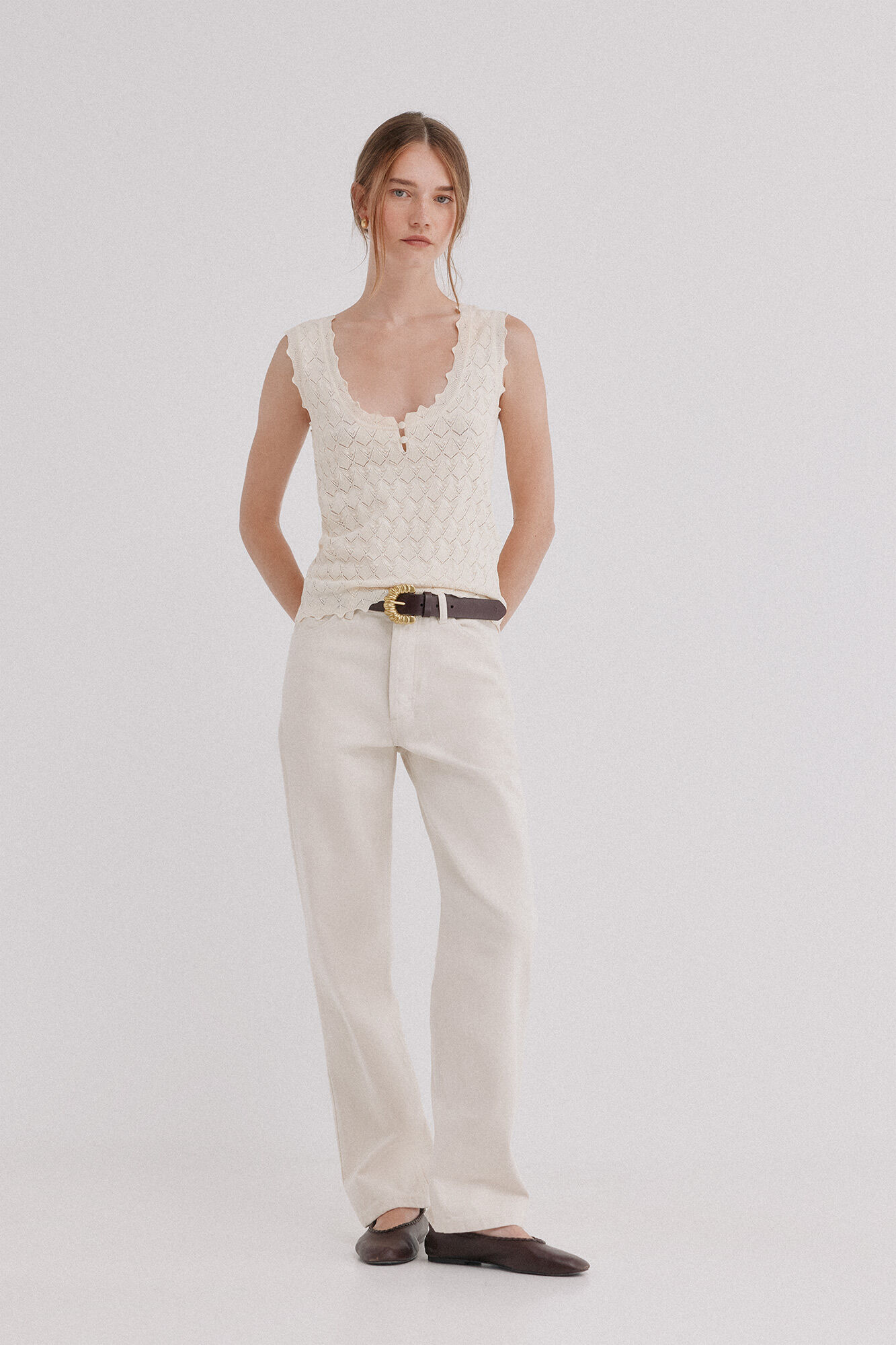 Hoss Intropia Ilya. Top com textura