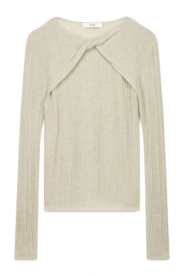 Hoss Intropia Nabila. Top com detalhe de nó Verde