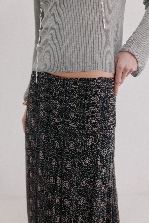 Hoss Intropia Roc&iacute;o. Saia estampada Multicolorido