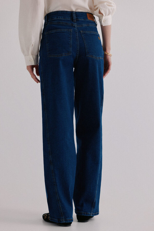 Hoss Intropia Babette. Jeans estruturado Azul