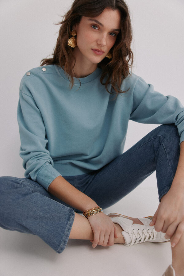 Hoss Intropia Maddie. sweatshirt de gola alta Azul