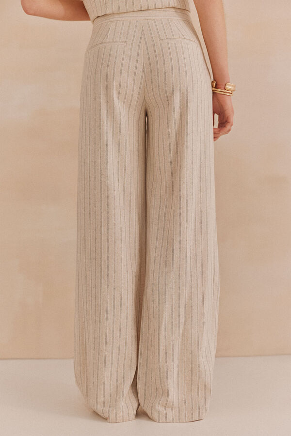 Hoss Intropia Pambi. Pantalones lurex Gris