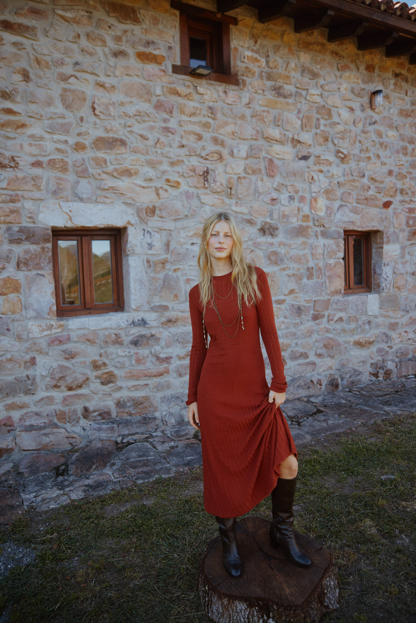 Hoss Intropia Annia.Vestido de malha