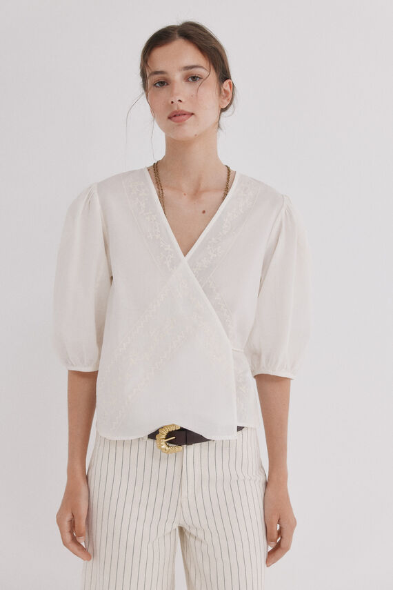 Cintia. Blusa cruzada