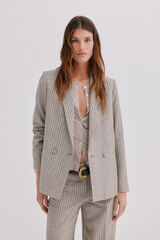Hoss Intropia Eleanor. Blazer cruzado Ecru