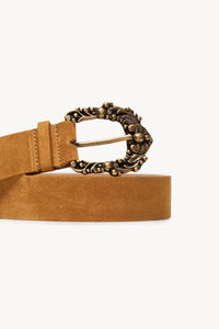 Hoss Intropia Margarita. Sustainable Made in Spain leather belt Brown