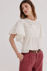 Hoss Intropia Mafalda. T-shirt decote redondo Beige