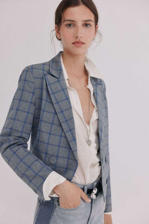 Estela. Blazer cuadros