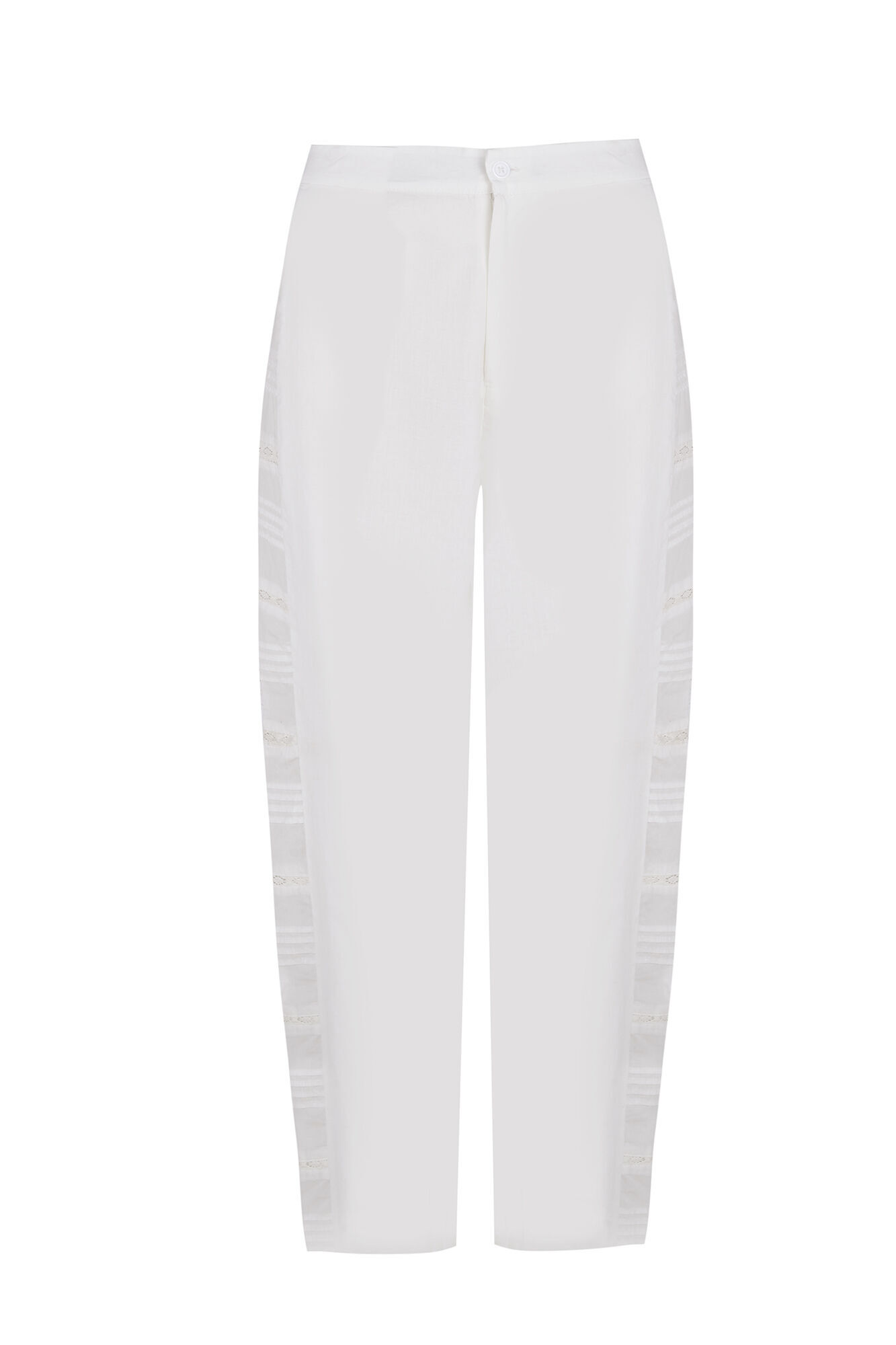 Hoss Intropia P&iacute;a. Cal&ccedil;a de cintura m&eacute;dia bordada