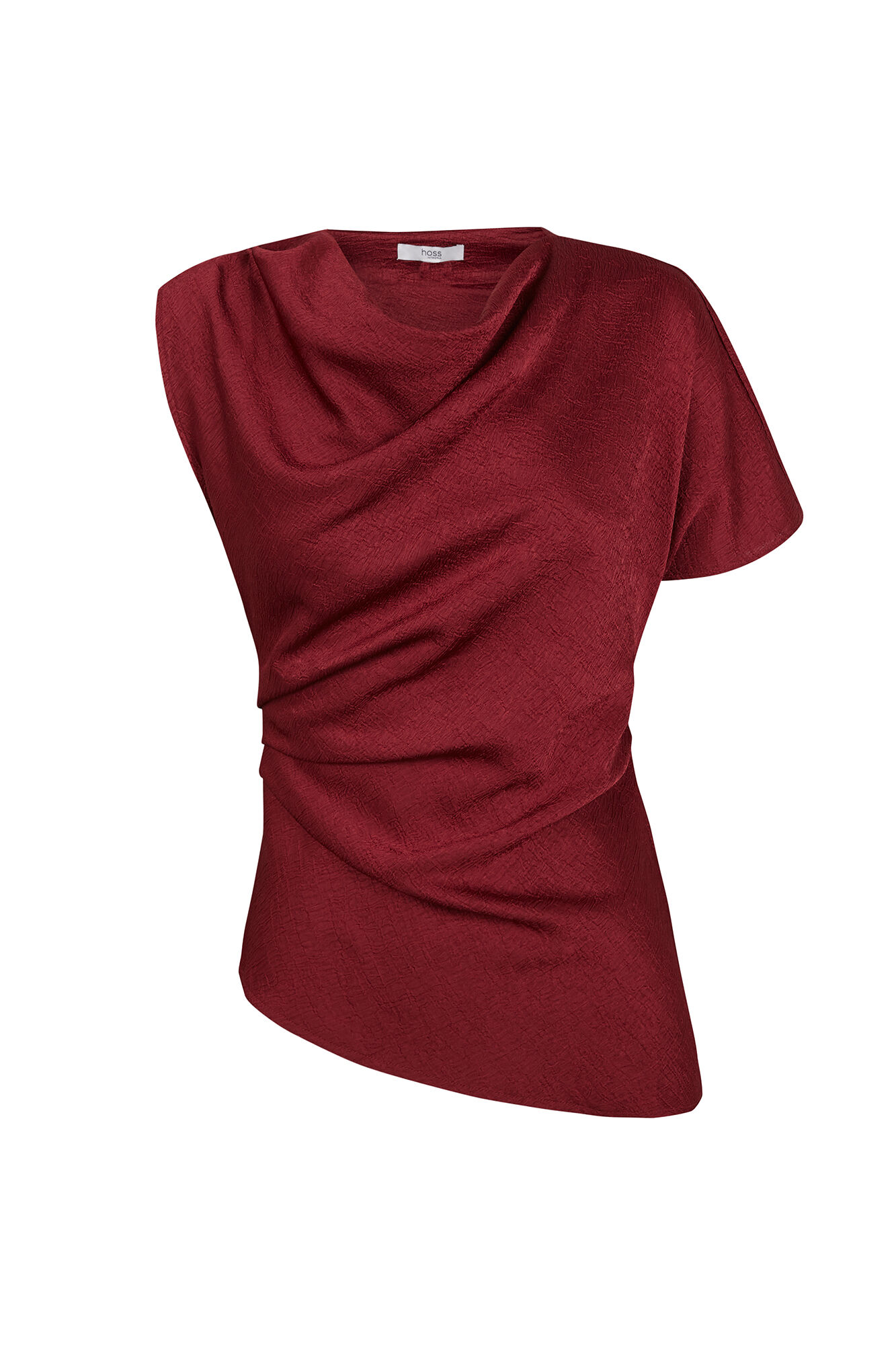 Hoss Intropia Carolyn. Blusa fluida acetinada