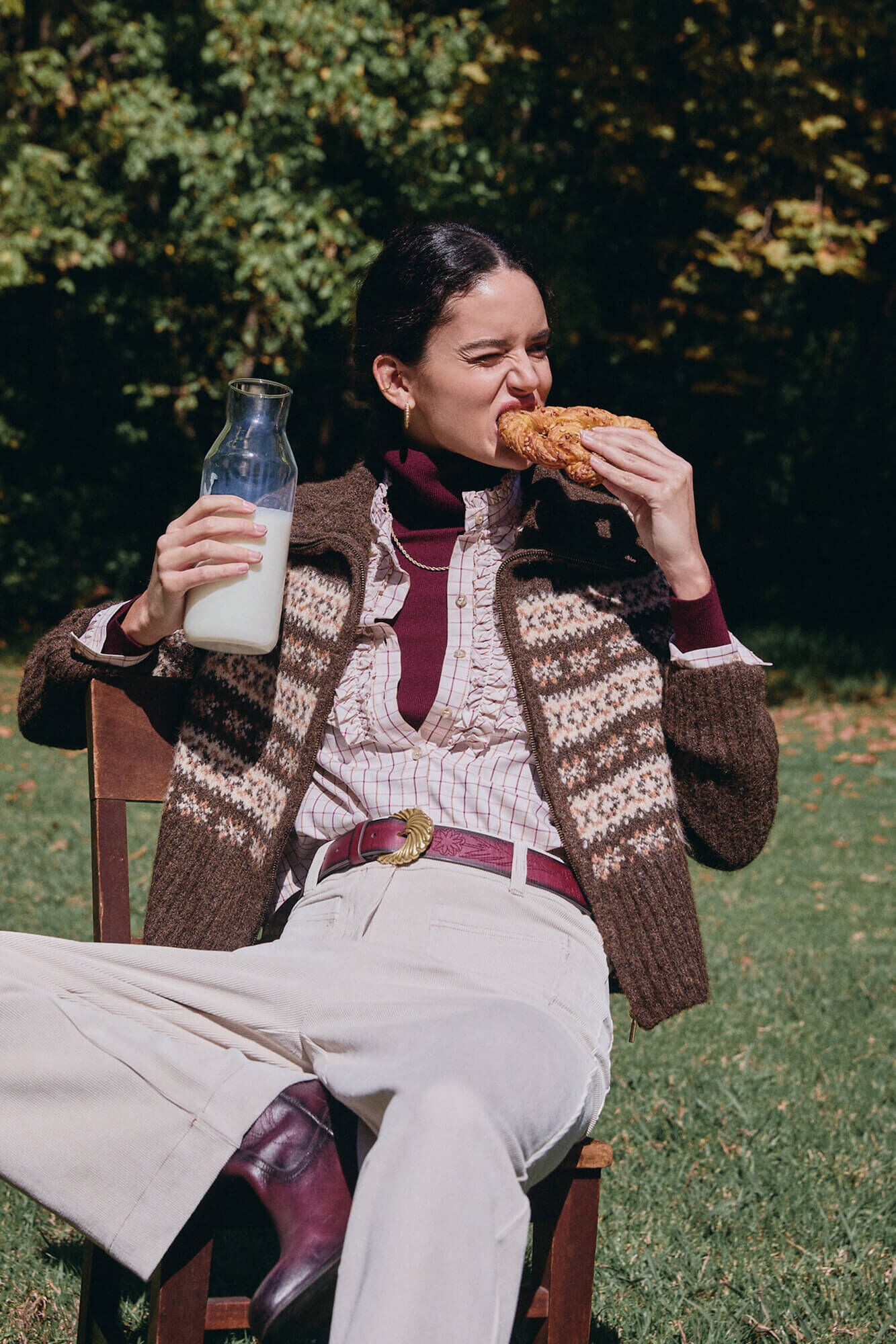 Hoss Intropia Inola. Casaco de malha grego