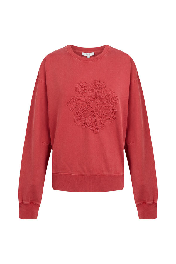 Hoss Intropia Menc&iacute;a. Sweatshirt lavada Vermelho