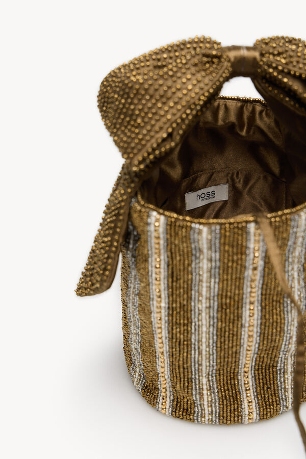 Hoss Intropia Nelsa. mala com la&ccedil;o e missangas Verde