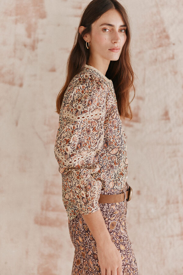 Hoss Intropia Rafaela. Blusa estampada. Multicolorido
