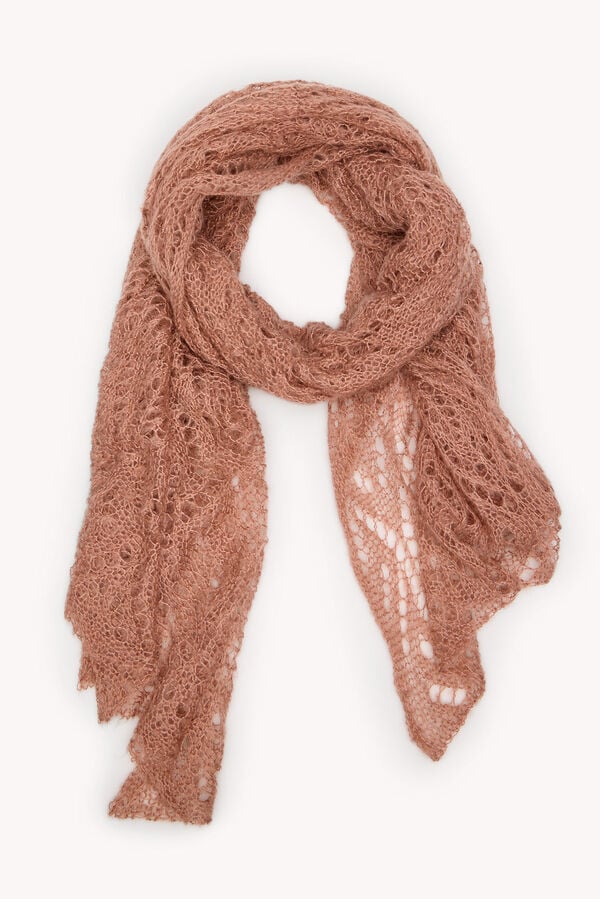 Hoss Intropia Lucilla. Openwork scarf Pink