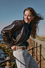 Hoss Intropia Delia. Desportiva dupla face Castanho