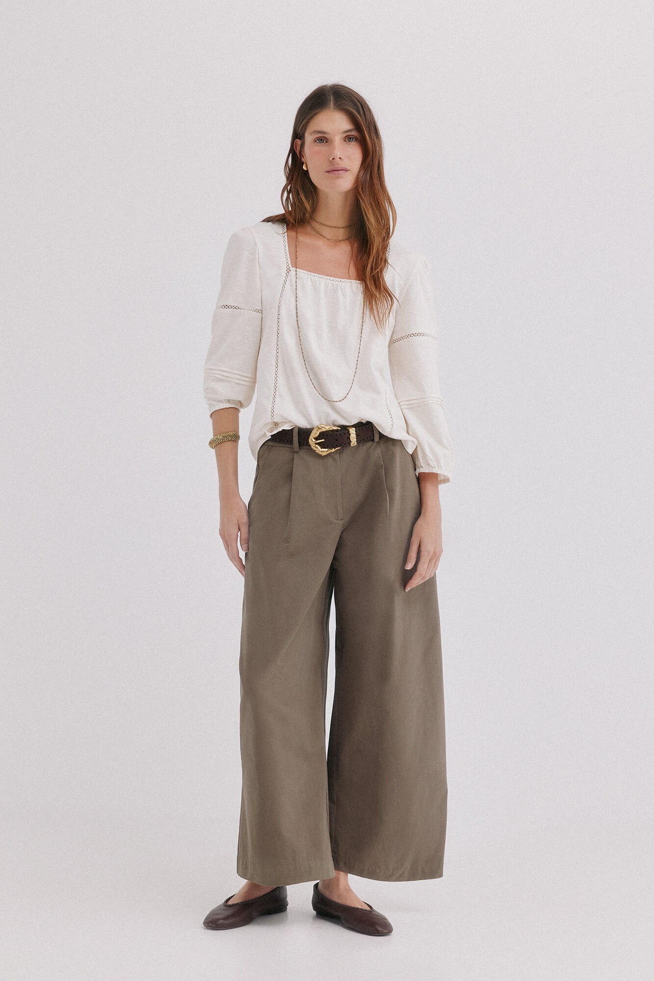 Hoss Intropia Miranda. Blusa rom&acirc;ntica